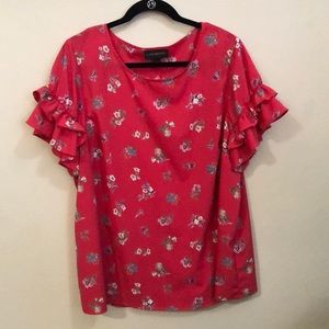 Lane Bryant Essentials Flutter Sleeve Tee